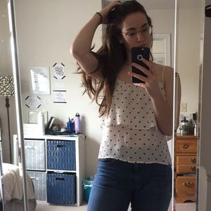 Cute heart blouse top